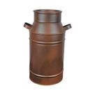 Latão de Leite decoração Rústico 34 cm Pintado Metal Galvanizado produto artesanal