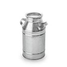 Latão de leite decorativo aço galvanizado 21 cm Latão de leite decorativo aço galvanizado 21 cm