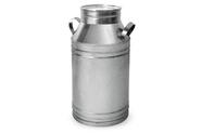 Latão de leite decorativo aço galvanizado 53 cm