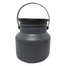 Latão De Leite Plástico Injesul Cinza 3l