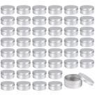 Latas redondas de metal Latas de velas vazias de alumínio de 120 ml (pacote com 45)