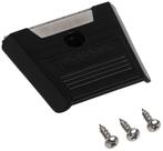 Latch Igloo Hybrid em aço inoxidável preto/prata 8,6x1,5x1,5 cm