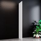 Lateral 49cm em MDF Fechamento de Geladeira para Cozinha Americana / Emily Henn - Branco HP