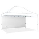 Lateral CROWN SHADES SunWall con Recubrimiento Plateado para Carpa Plegable 10x15