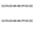 Lateral Par- Adesivo Escrita Cross Fox - Preto