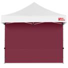 Lateral para toldo MASTERCANOPY 10x10 pies Burdeos 210D Poliéster