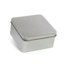 Latinha De Metal Quadrado 6,5x6,5x4 Prata 10un - Art Lille