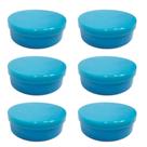 Latinha Para Lembrancinhas 50 Unidades Azul 1,5cm X 5cm Latinha Para Lembrancinhas 50 Unidades Azul 1,5cm X 5cm