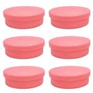 Latinha Para Lembrancinhas 75 Unidades Rosa 1,5cm X 5cm Latinha Para Lembrancinhas 75 Unidades Rosa 1,5cm X 5cm