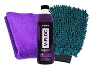 Lava Auto VFloc 500ml Super Concentrado Kit com Luva Toalha