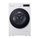 Lava e seca lg smart 95cm com ia 16kg em aço inox branco 127v wd16wnts6b