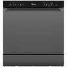 Lava Louça Midea MDWTF08S 8 Serviços 5 Programas Lavagem Painel Full Touch