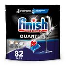Lava-louças Pods Finish Quantum 82 Count, sem detergente pré-enxágue