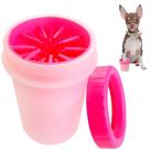Lava Patas Patinhas Higienizador Pet Cachorros Cães Médio Portátil Rosa Azul Cerdas Suaves Antisséptico