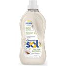 Lava Roupas Girando Sol Coco e Baunilha Perfumado Ação Delicada e Cuidado Roupas de Crianças e Bebês 1 litro