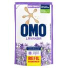 Lava Roupas Líquido Omo Lavanda 14 Dias de Perfume Sachê Refil Econômico 900ml