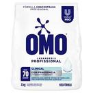 Lava-Roupas Pó Lavanderia Clinical com Fragrância Profissional Omo 4kg