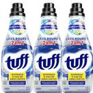 Lava Roupas Tuff 2 em 1 Dispensa o Uso de Amaciantes 1,5 L Lançamento 3 unidades
