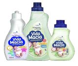 Lava Roupas Vida Macia Glicerina e Erva Doce 500ml + Amaciante Glicerina e Erva Doce 1l + Tira Manchas 500ml