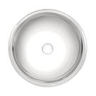 Lavabo Redonda em Aço Inox Alto Brilho 34cm