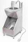 LavaBotas Aço inox 201 com Lavatório para Assepsia Integrado Evolução Inox LBL40