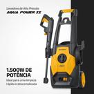 Lavadora de Alta Pressão Aqua Power II Cinza/Amarela 1500W