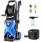 Lavadora de alta pressão Commowner 4500 PSI 2,8 GPM com mangueira de 33 pés azul