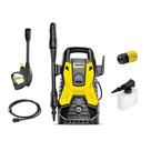 Lavadora de Alta pressão Kärcher Prática Black 1500PSI Libras 1400W Aplicador de Detergente e Jato Regulável