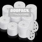 Lavadora de plástico Hokimder 45 mm para placa de espuma 600 unidades