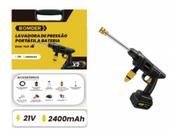 Lavadora de pressão portatil na maleta c/2 baterias 21v bom-7001