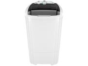 Lavadora de Roupas 20kg Britânia Blr04 Semiautomática, 7 Programas de Lavagem, Ciclo Tira Manchas, Dispenser para Sabão, Amaciante e Função Timer