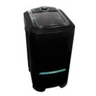Lavadora de roupas semiautomatica preta la551 10kg 7 programas 127v