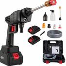 Lavadora Lava Jato Portátil Alta Pressão Recarregavel Kit 2 Baterias 48V Com Maleta