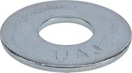 Lavadora plana de zinco Hillman de 3/4 polegadas, pacote com 20 Lavadora plana de zinco Hillman de 3/4 polegadas, pacote com 20