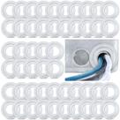 Lavadora redutora Innconee 100 unidades de aço zincado de 2,54 x 1,27 cm