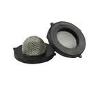 Lavadoras de mangueiras Danco 80070 com tela, borracha preta
