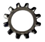 Lavadoras externas Tooth Star Lock de aço inoxidável 1/4" (100 unidades)