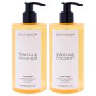 Lavagem à mão BeautySpace Vanilla & Coconut 350 ml Pacote com 2