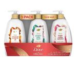 Lavagem à mão Dove Limited Edition Holiday Treats 360 ml x 3