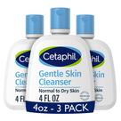 Lavagem facial Cetaphil, limpador suave e hidratante, pacote de 120 ml x 3 Lavagem facial Cetaphil, limpador suave e hidratante, pacote de 120 ml x 3