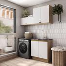 Lavanderia Modulada Kappesberg Celeste 3 Peças 160cm