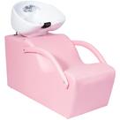 Lavatório Comfort com Cuba de Porcelana Branca - Rosa Claro