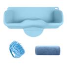 Lavatório de cabelo portátil Owiooll Shampoo Buddy Blue