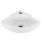 Lavatorio de canto 300x300x 410mm izy-branco l.101.17