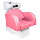 Lavatório Destak Para Salão Cuba de Porcelana Rosa Claro Lavatório Destak Para Salão Cuba de Porcelana Rosa Claro