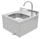 Lavatório Industrial de Parede Tramontina em Aço Inox com Bica e Válvula Italiana