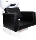 Lavatório Para salão Evidence Cuba Porcelana Branca Preto croco Lavatório Para salão Evidence Cuba Porcelana Branca Preto croco