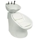 Lavatório para Salão Neon com porta Shampoo Cuba Móvel Cor Branco