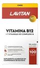 Lavitan Vitamina B12 Complexo B 100 Comprimidos Cimed Quanidade:100 Tabletes