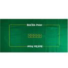 Layout do tapete de jogo de mesa de pôquer YH Poker 90x180 cm no estilo Las Vegas Layout do tapete de jogo de mesa de pôquer YH Poker 90x180 cm no estilo Las Vegas